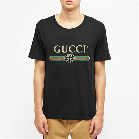 gucci fake logo tee black|gucci logo knock off.